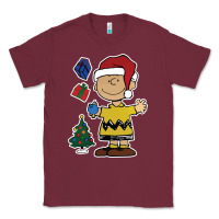 Burgundy charlie brown christmas gifts Classic Tee - artisFamous