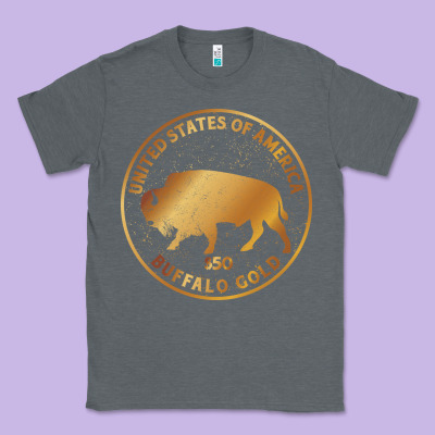 Buffalo Gold Native American - Bison Classic Tee Designed By Artisfamous