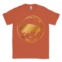 Copper Buffalo Gold Native American - Bison Classic Tee - artisFamous