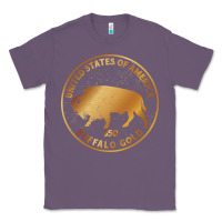 Lavender Buffalo Gold Native American - Bison Classic Tee - artisFamous