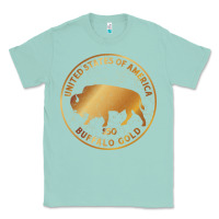 Seafoam Buffalo Gold Native American - Bison Classic Tee - artisFamous