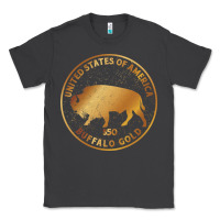 Smoke Buffalo Gold Native American - Bison Classic Tee - artisFamous