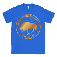 True Royal Buffalo Gold Native American - Bison Classic Tee - artisFamous