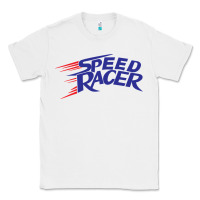 White blue speed racer 80s   speed racer Classic Tee - artisFamous