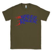 Army Green blue speed racer 80s   speed racer Classic Tee - artisFamous