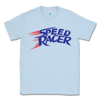 Dusty Blue blue speed racer 80s   speed racer Classic Tee - artisFamous