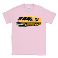 Bubblegum Pink 1970s gmc motorhome gmc motorhome Classic Tee - artisFamous