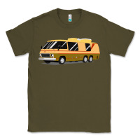 Army Green 1970s gmc motorhome gmc motorhome Classic Tee - artisFamous