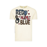 Vintage Arctic red wine blue Vintage Tee - CowhideDigitalArt