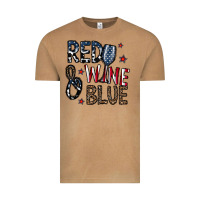 Vintage Camel red wine blue Vintage Tee - CowhideDigitalArt