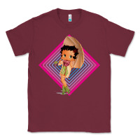 Burgundy betty boop Classic Tee - artisFamous