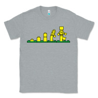Heather Grey evolution of lego Classic Tee - artisFamous