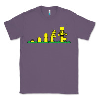 Lavender evolution of lego Classic Tee - artisFamous