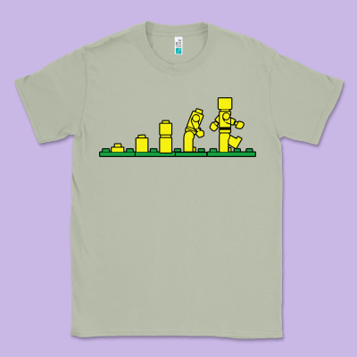 Evolution Of Lego Classic Tee Designed By Artisfamous