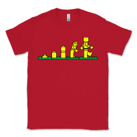 Red evolution of lego Classic Tee - artisFamous