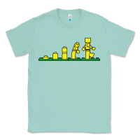 Seafoam evolution of lego Classic Tee - artisFamous