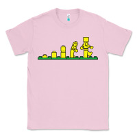 Bubblegum Pink evolution of lego Classic Tee - artisFamous