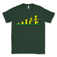 Sports Green evolution of lego Classic Tee - artisFamous