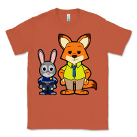 Copper zootopia duo chibi Classic Tee - artisFamous