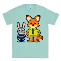 Seafoam zootopia duo chibi Classic Tee - artisFamous