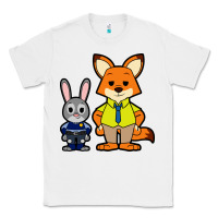 White zootopia duo chibi Classic Tee - artisFamous