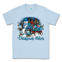 Dusty Blue christmas vibes Classic Tee - FaDigitalArtStudio