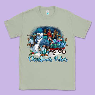 Christmas Vibes Classic Tee Designed By Fadigitalartstudio