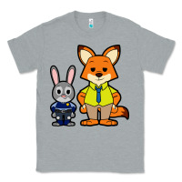Heather Grey zootopia duo chibi Classic Tee - artisFamous