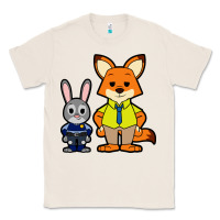 Natural zootopia duo chibi Classic Tee - artisFamous