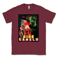 Burgundy canelo boxing Classic Tee - artisFamous