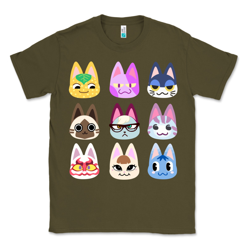 Animal Crossing Cute Cats Animal Crossing New Horizons Classic Tee by artisFamous | Teevron