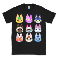 Black animal crossing cute cats animal crossing new horizons Classic Tee - artisFamous