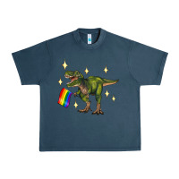 Midnight Navy lgbtq+  t rex Urban Heavy Tee - Artiststas