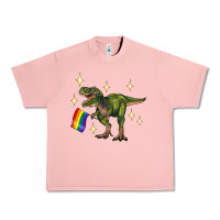 Salmon lgbtq+  t rex Urban Heavy Tee - Artiststas