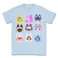 Dusty Blue animal crossing cute cats animal crossing new horizons Classic Tee - artisFamous