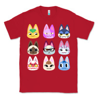 Red animal crossing cute cats animal crossing new horizons Classic Tee - artisFamous