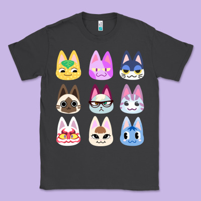 Animal Crossing Cute Cats Animal Crossing New Horizons Classic Tee Designed By Artisfamous