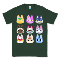 Sports Green animal crossing cute cats animal crossing new horizons Classic Tee - artisFamous