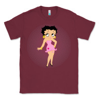 Burgundy betty boop Classic Tee - artisFamous