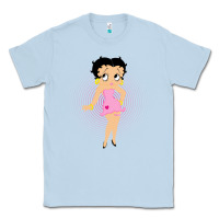 Dusty Blue betty boop Classic Tee - artisFamous