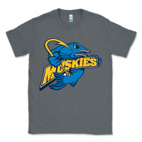 Charcoal Heather lakeland university muskies Classic Tee - artisFamous