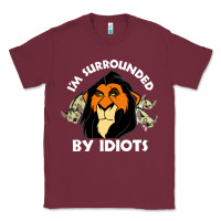 Burgundy surrounded by idiots book Classic Tee - artisFamous