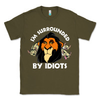 Army Green surrounded by idiots book Classic Tee - artisFamous