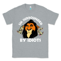 Heather Grey surrounded by idiots book Classic Tee - artisFamous