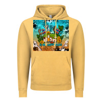 Vintage Mustard camping is my happy place Vintage Hoodie - AdoDesignShop