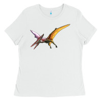 White dinosaur pterodactyl Ladies Tee - Artiststas