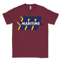 Burgundy massachusetts maritime academy Classic Tee - artisFamous