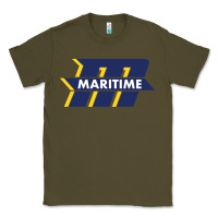 Army Green massachusetts maritime academy Classic Tee - artisFamous