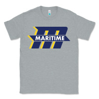 Heather Grey massachusetts maritime academy Classic Tee - artisFamous