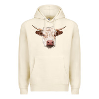 Tofu hereford cow head Premium Hoodie - RanaPortraitStore